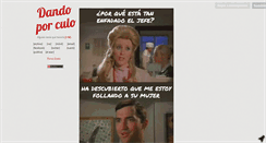 Desktop Screenshot of dandoporculo.com